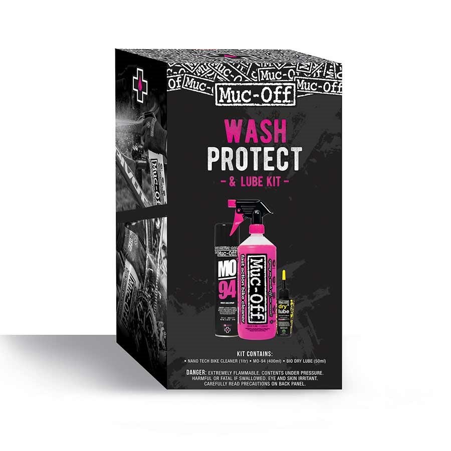 Muc-Off Wash/Protect/Dry Lube Bike Maintenance Kit - Pushys