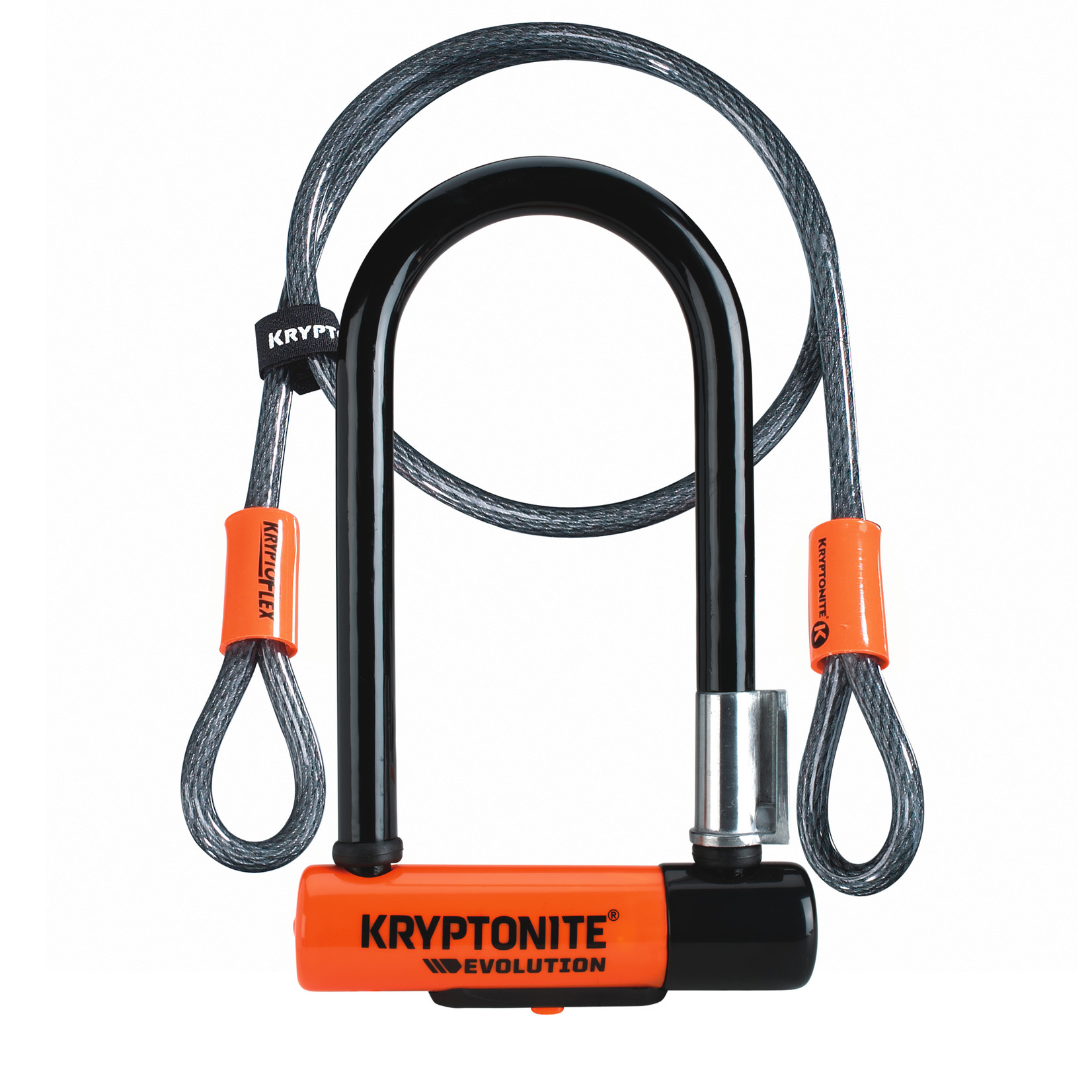Kryptonite Evolution Mini-7 U-Lock with 4" Flex Cable