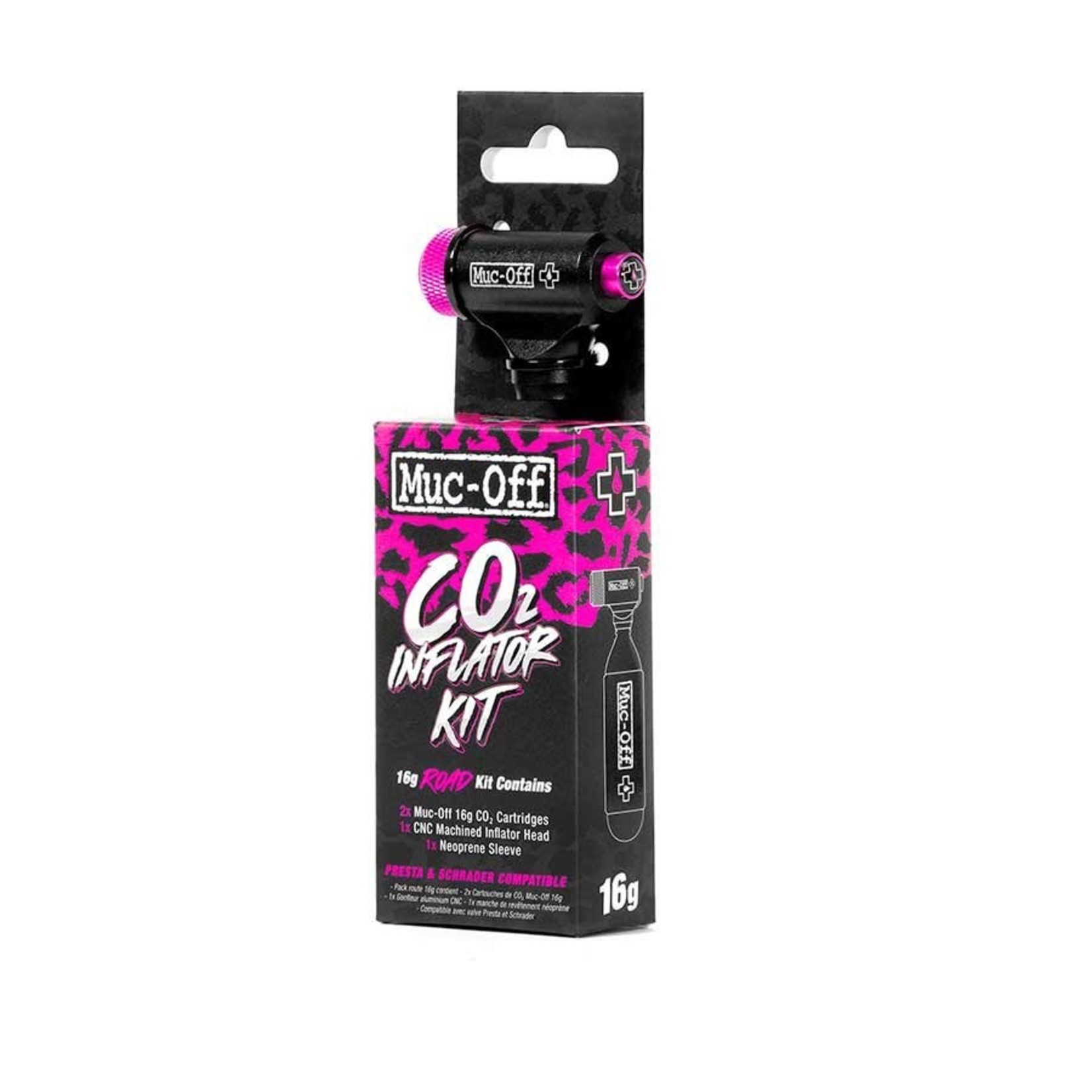 Muc-Off Muc-Off 16g CO2 Inflator Kit Presta/Schrader