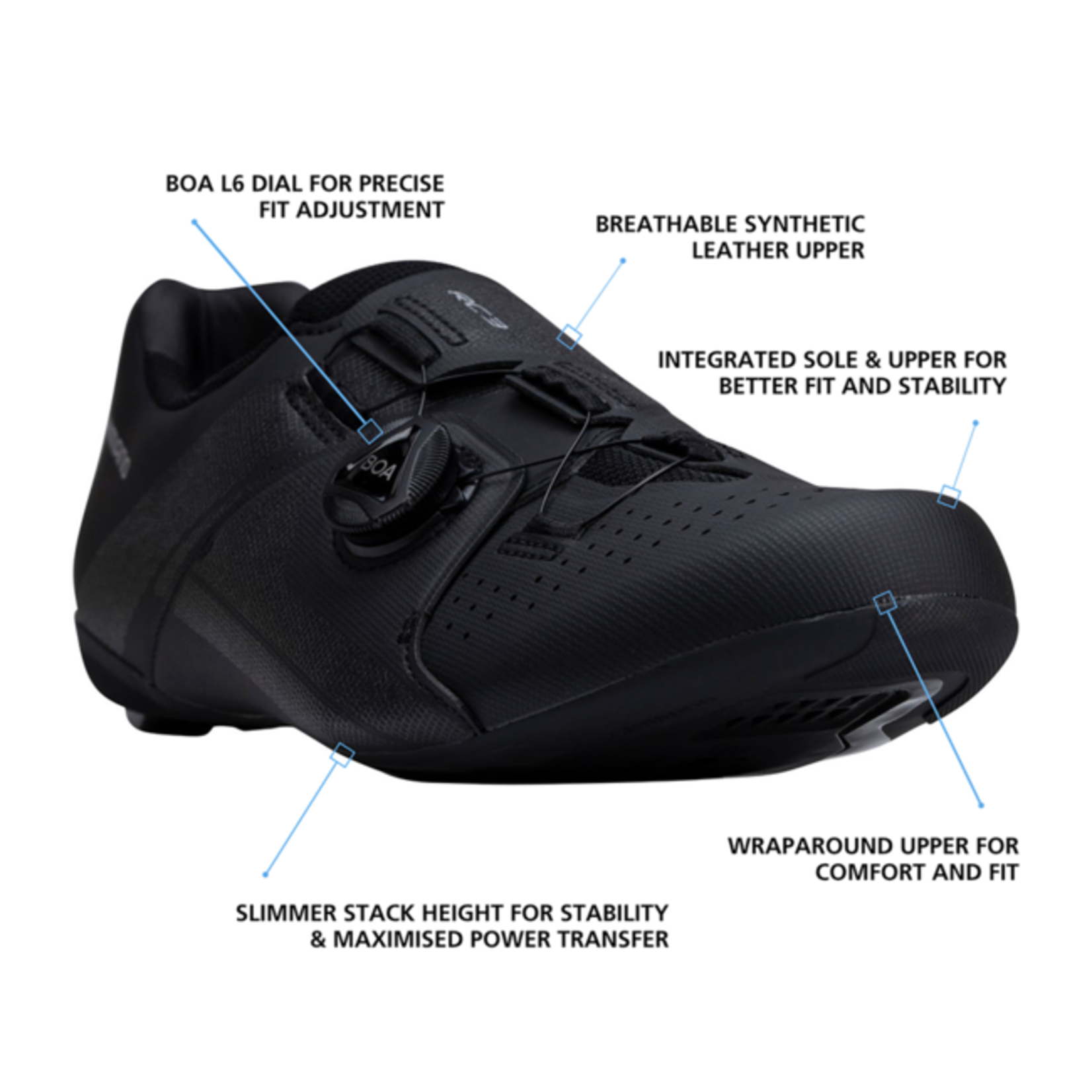 Shimano Shimano SH-RC300 Road Bike Shoes Wide