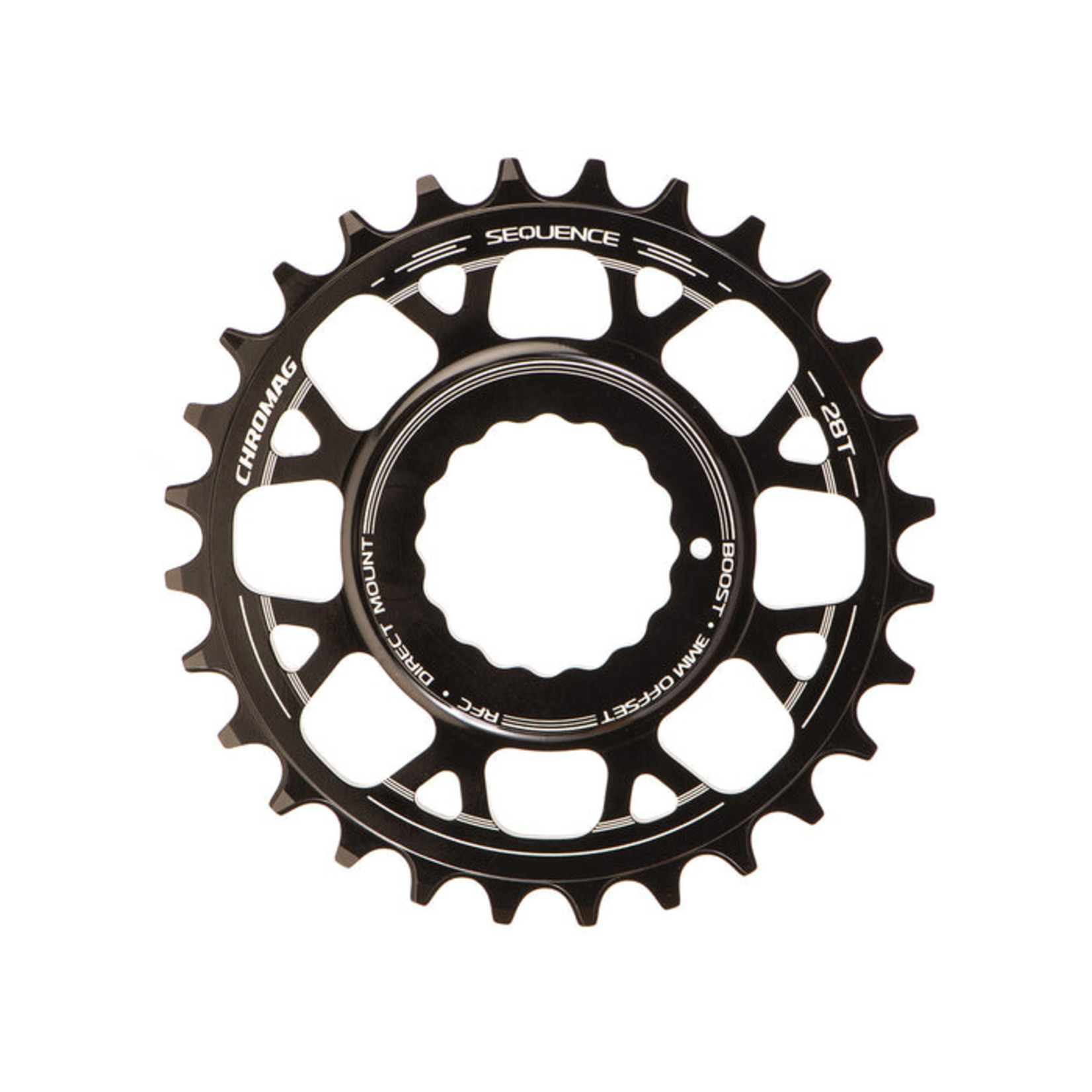 Chromag Chromag Chainring Sequence Direct Mount SRAM Boost Black 28T