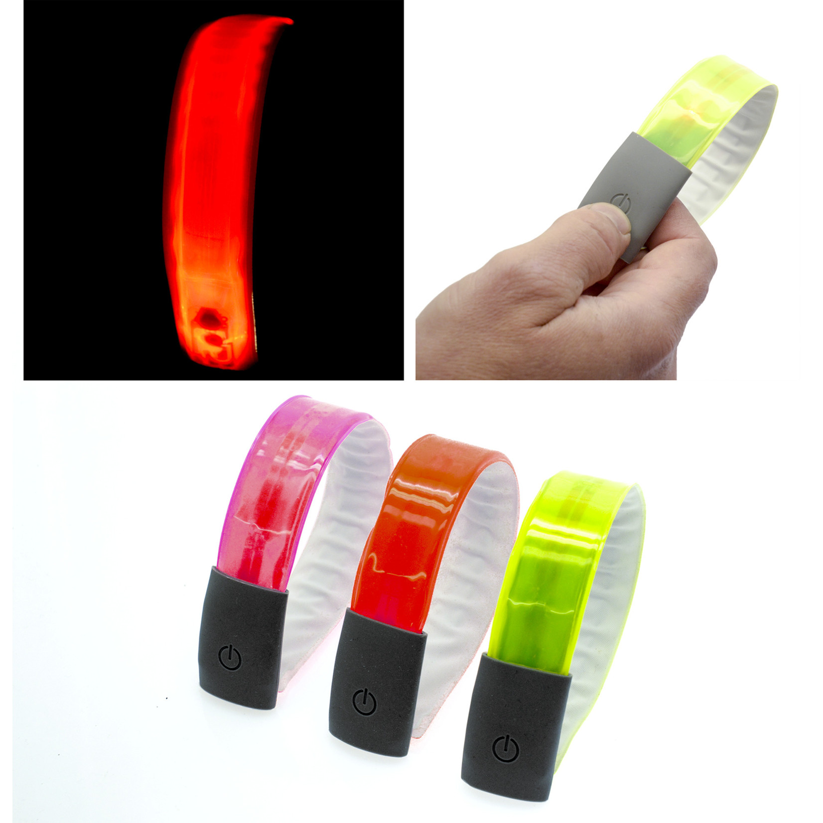 49N 49N 4-LED Leg Band HI-VIZ