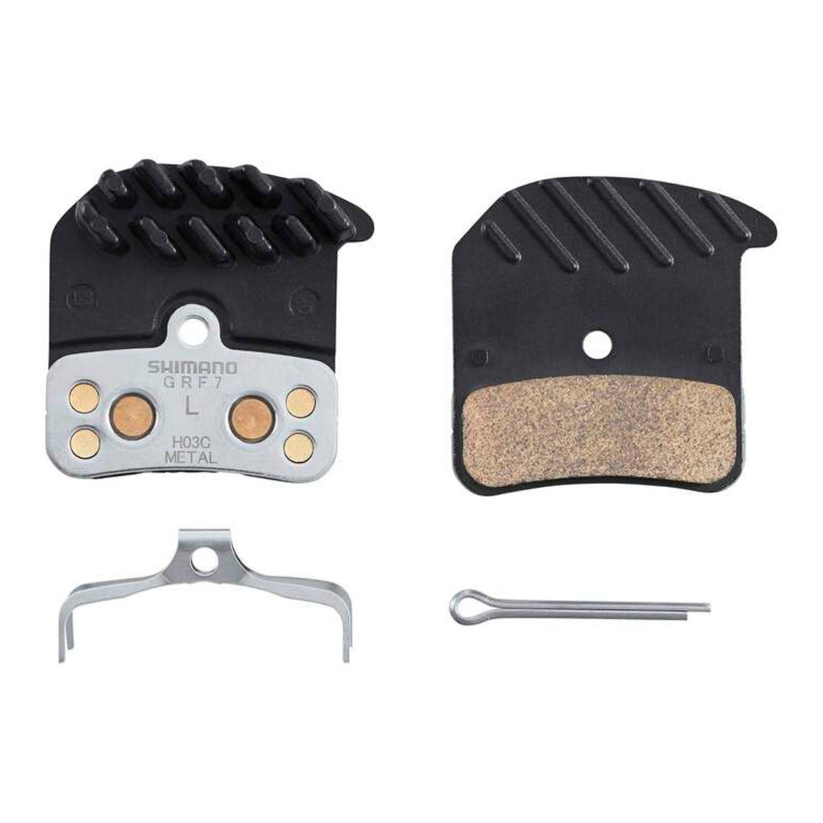 Shimano Shimano H03C-MF Metallic Disc Brake Pads (W/Fin)