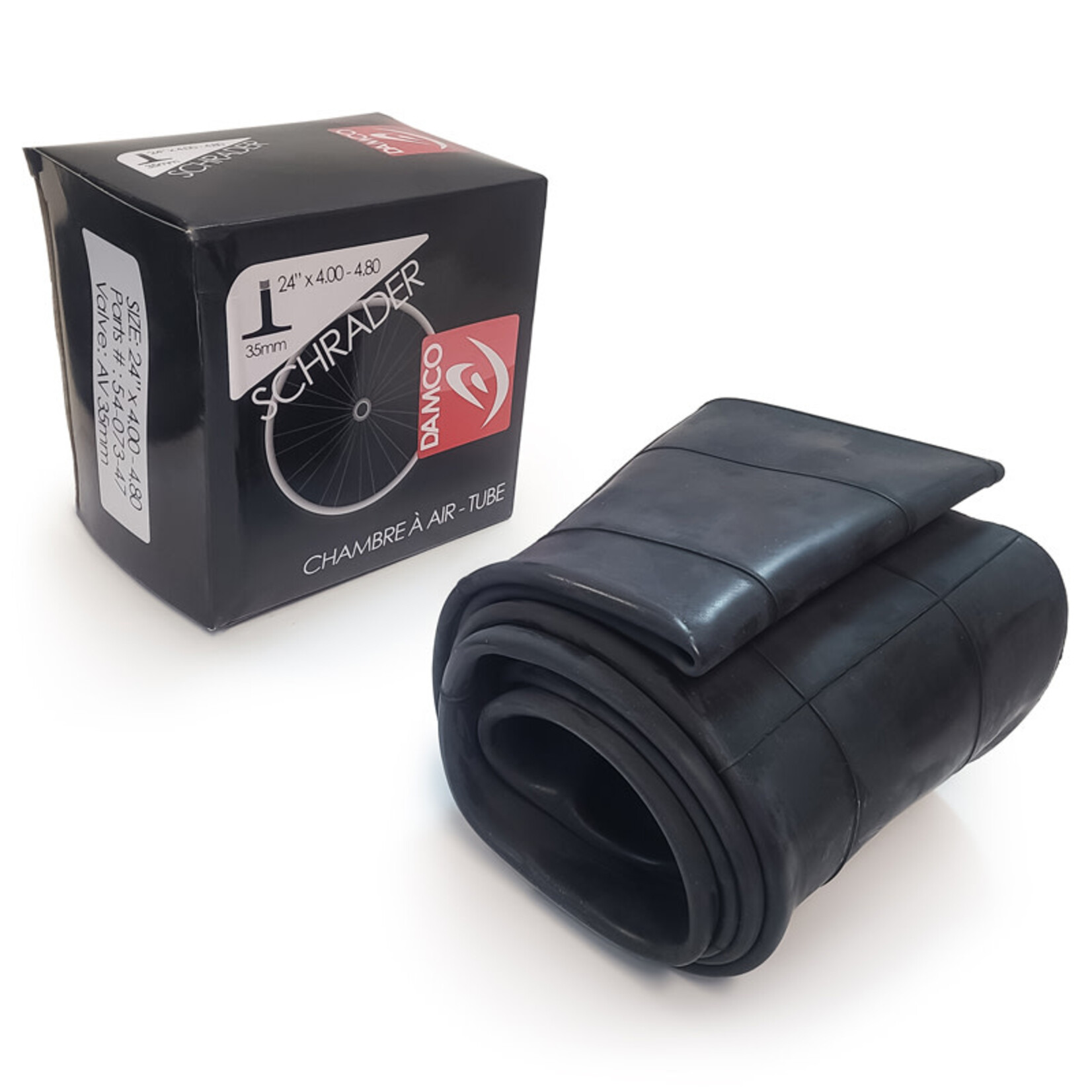 DAMCO TUBE DAMCO 20 X 4.00 Schrader Valve FAT BIKE