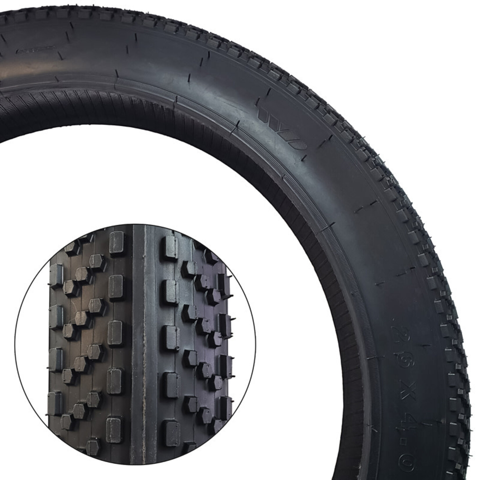 DAMCO Damco 26 X 4.0 Fatbike Tire Black