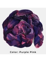 BJS Fiber Creations BJS Shetland & Silk Wool Roving