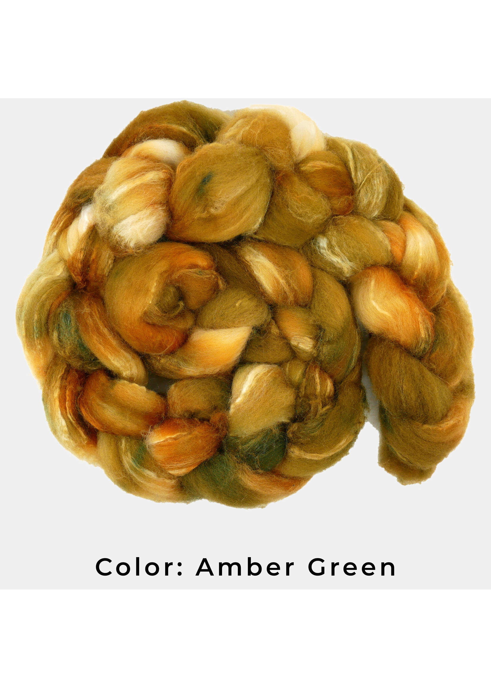 BJS Fiber Creations BJS Shetland & Silk Roving