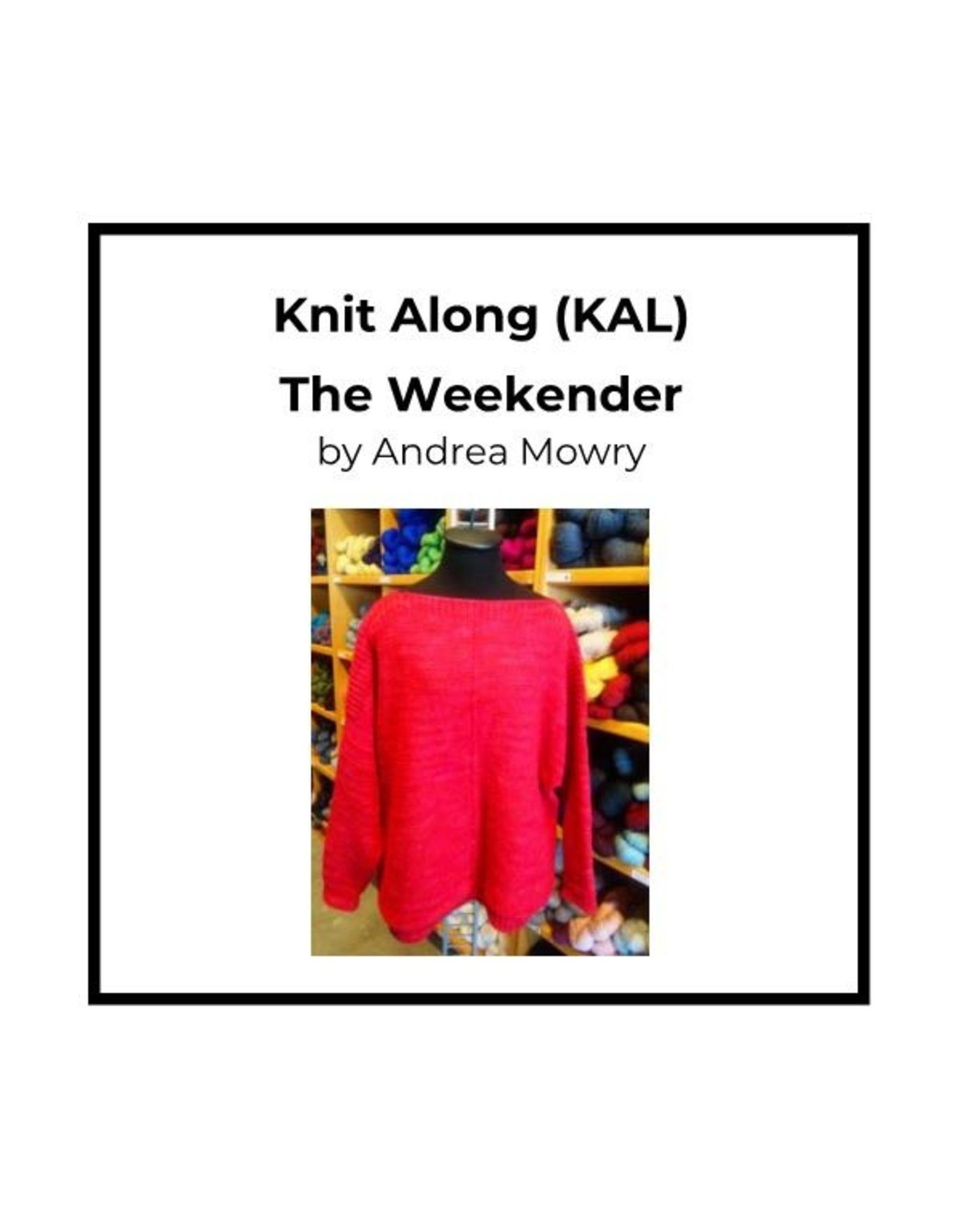 Class: Knit Along (KAL) Punch Card (10 Sessions)