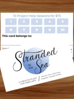 Knitting Project Help (20min) Punch Card (10 Sessions)