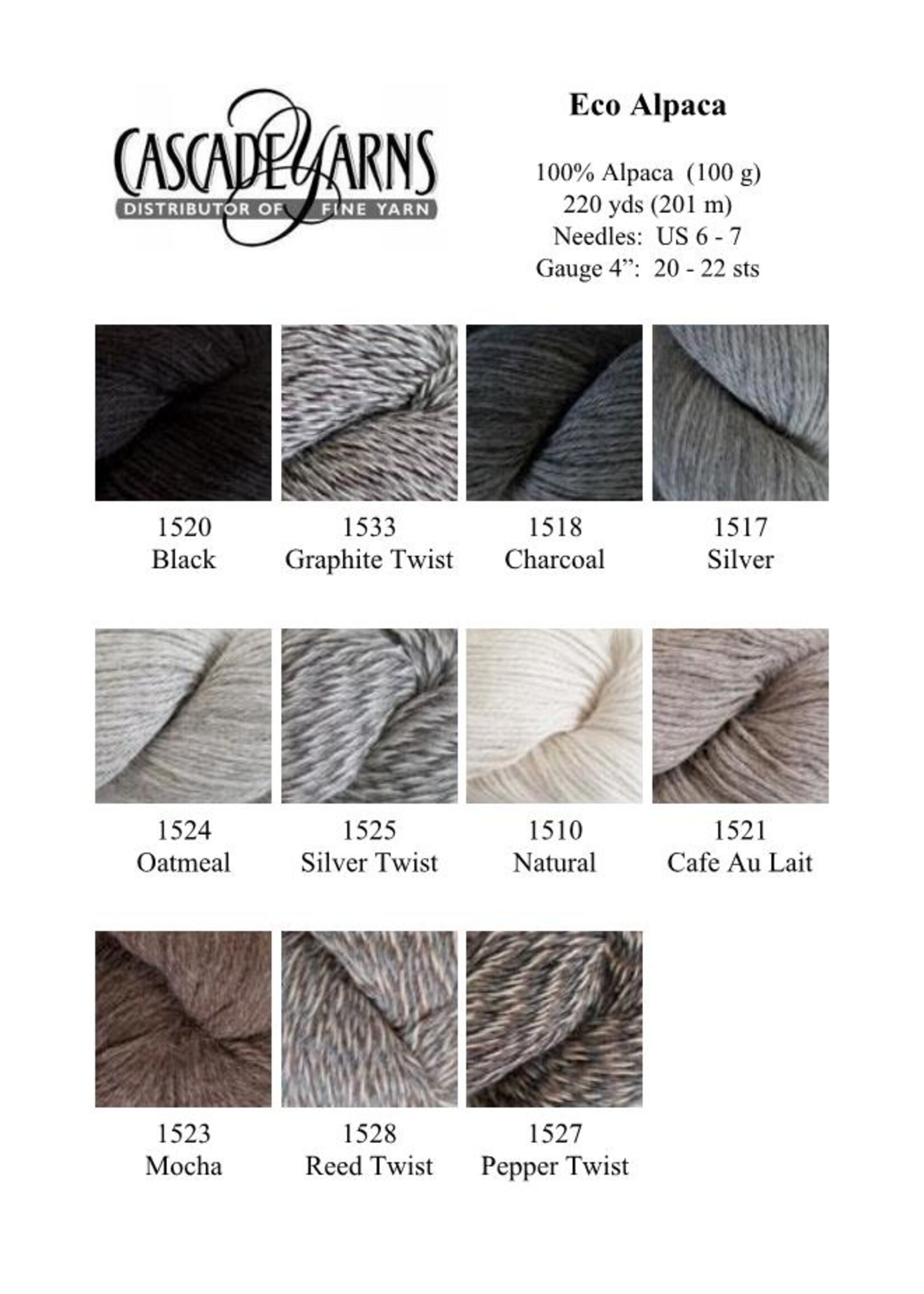 Cascade Yarns Cascade Eco/Pure Alpaca