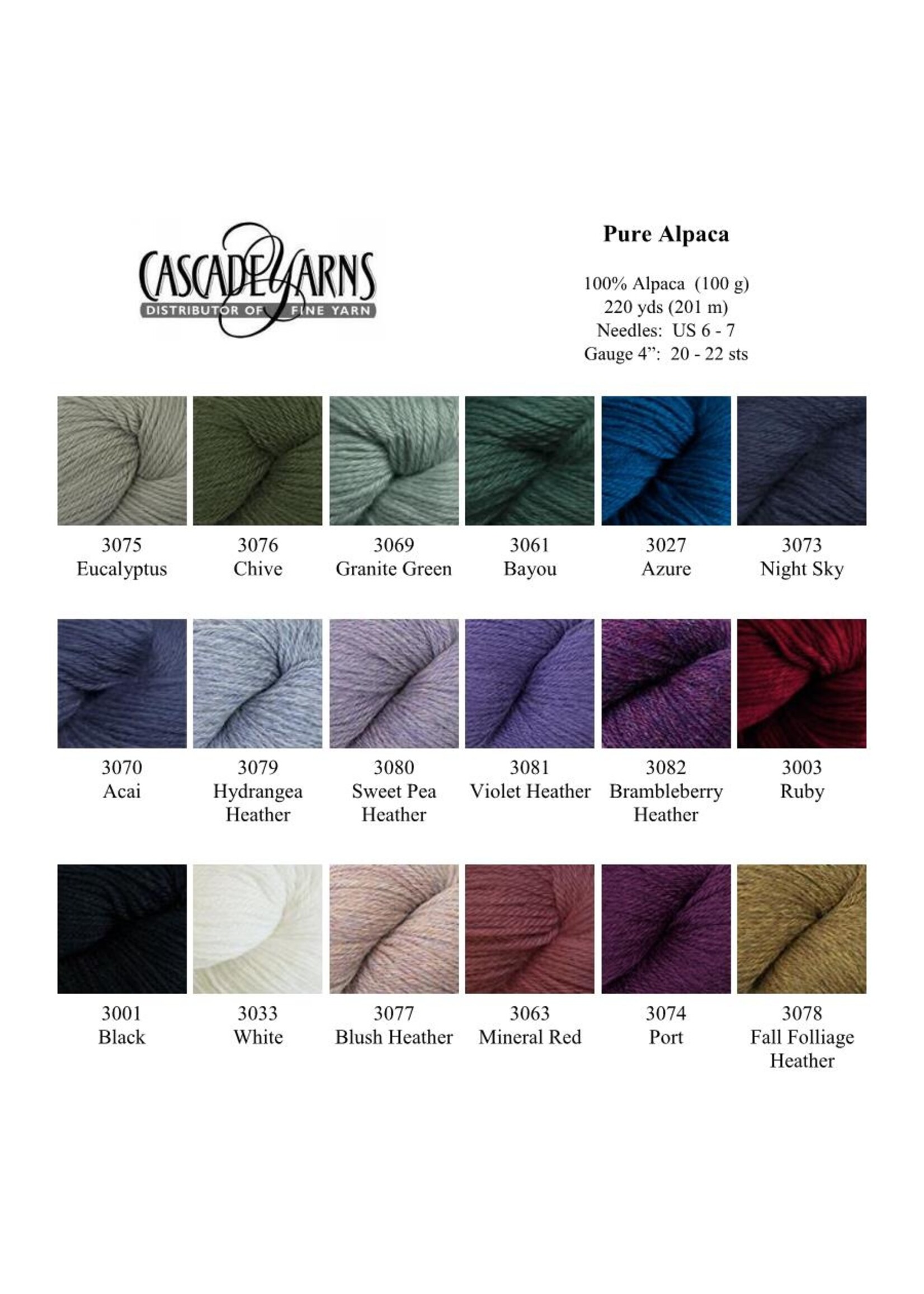 Cascade Yarns Cascade Eco/Pure Alpaca