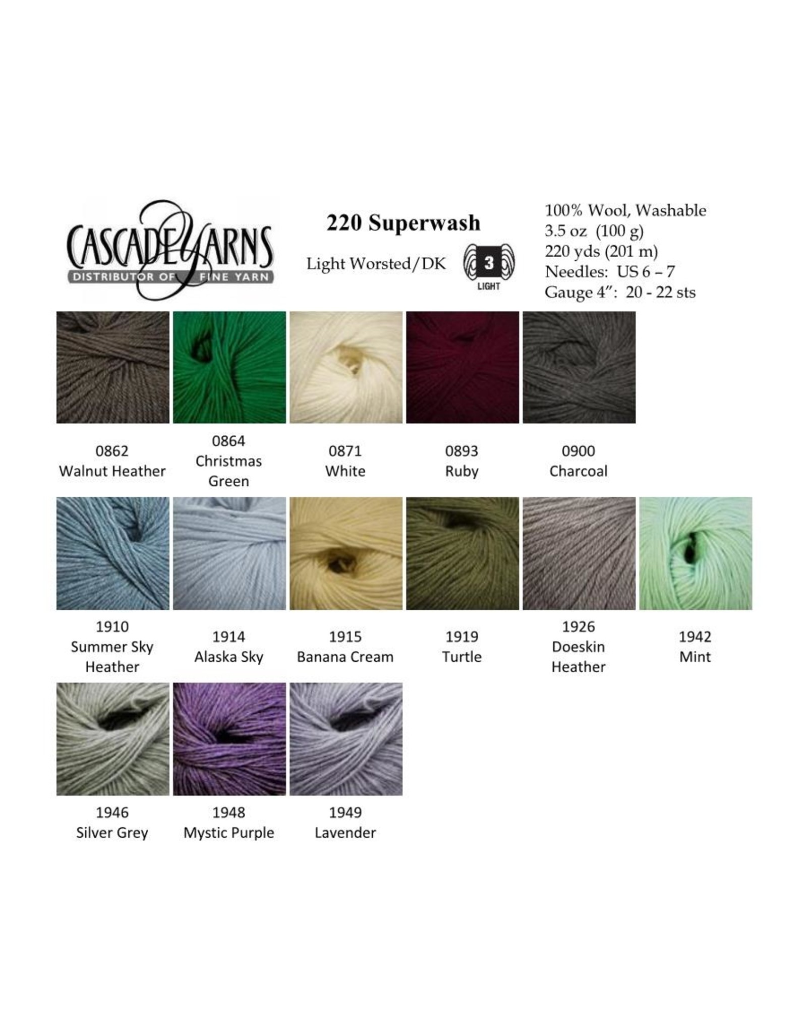 Cascade Yarns Cascade 220 Superwash