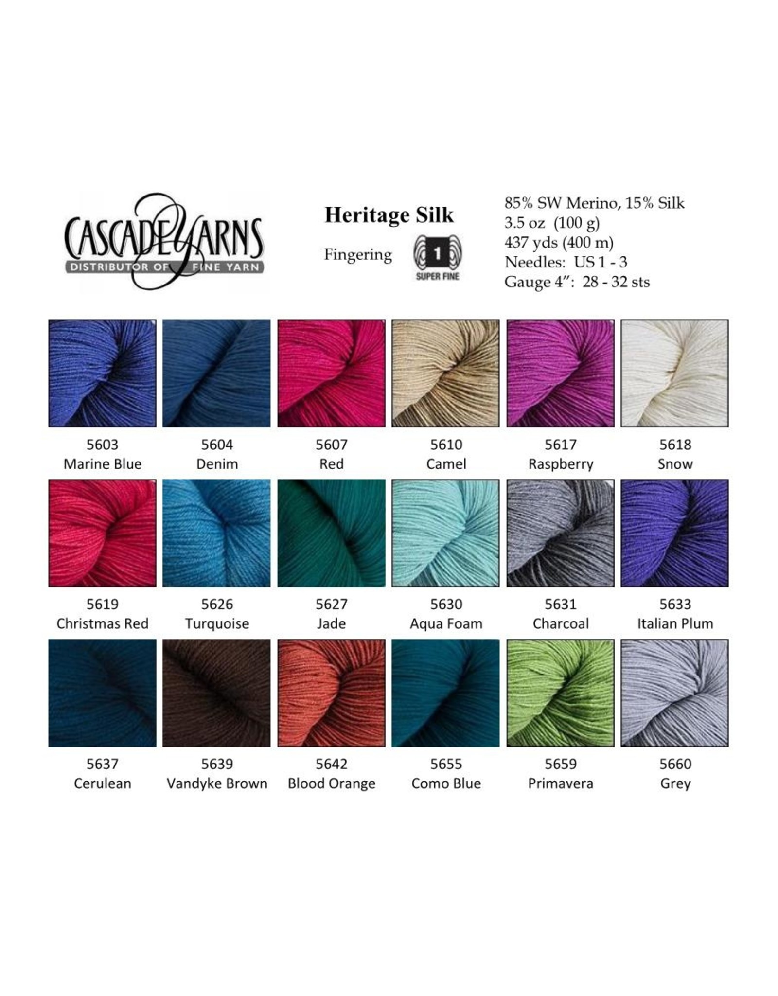 Cascade Yarns Cascade Heritage Silk