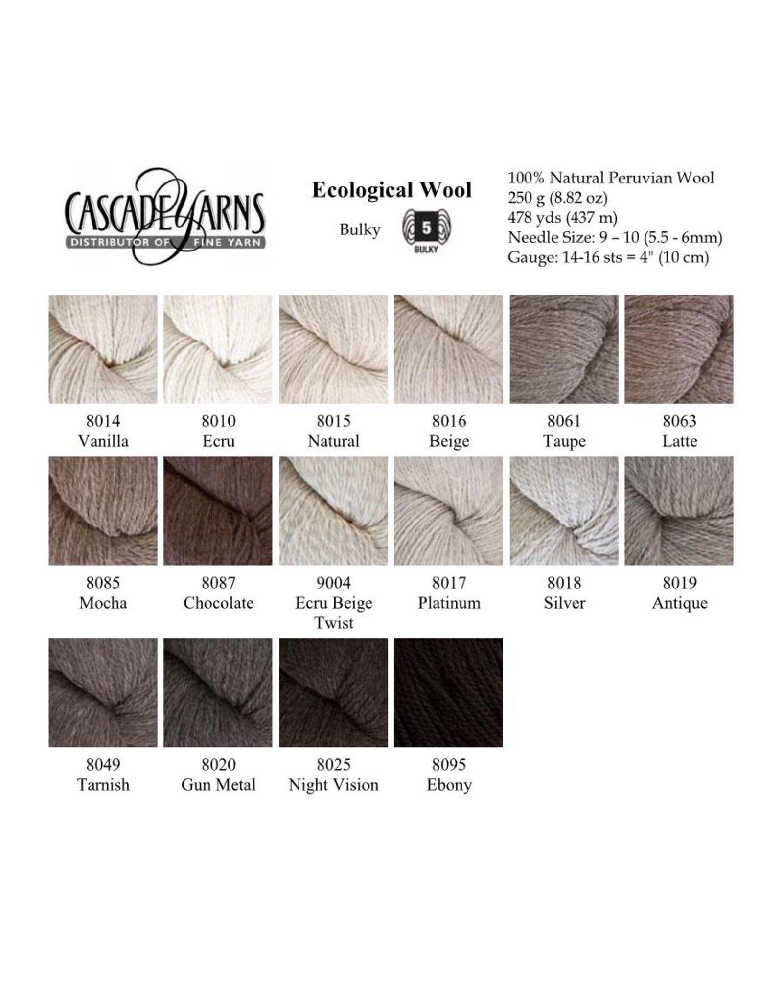Cascade Cascade Ecological Wool / Eco+