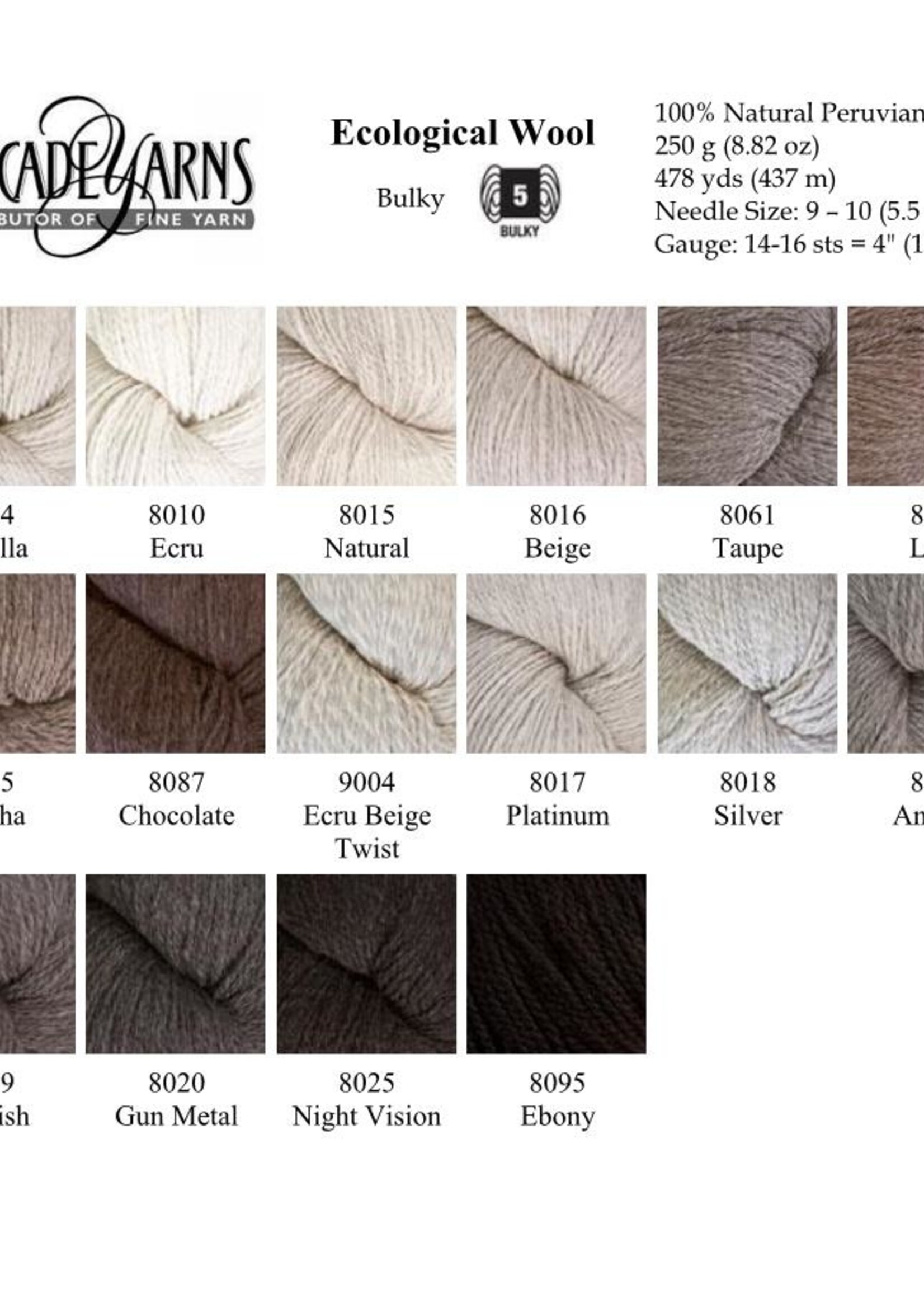 Cascade Yarns Cascade Ecological Wool / Eco+