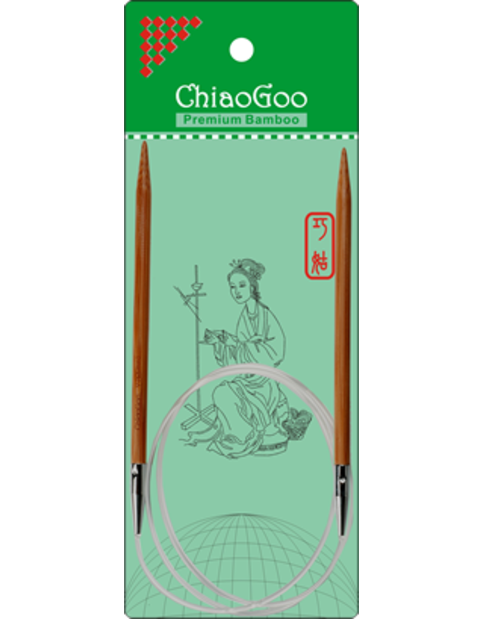 ChiaoGoo 9 Bamboo Circular Knitting Needles