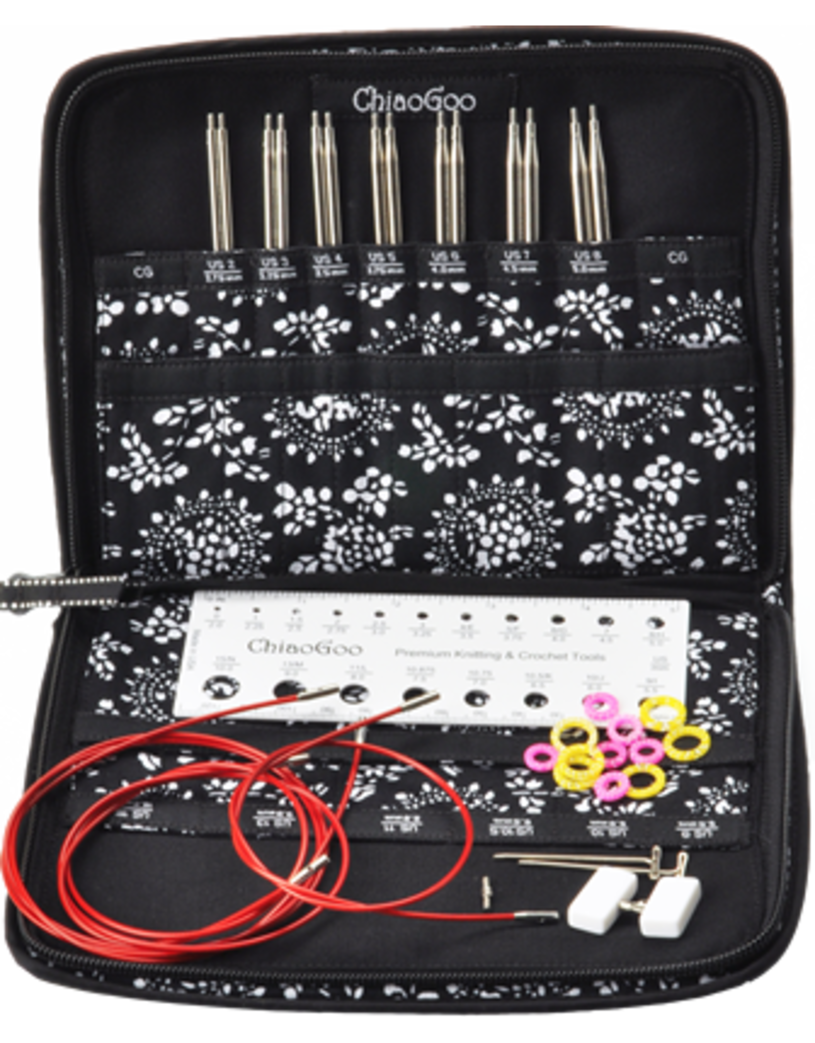 ChiaoGoo TWIST MINI Interchangeable Set (black bag) — Loop Knitting