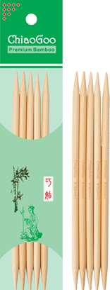 ChiaoGoo Bamboo DPNs