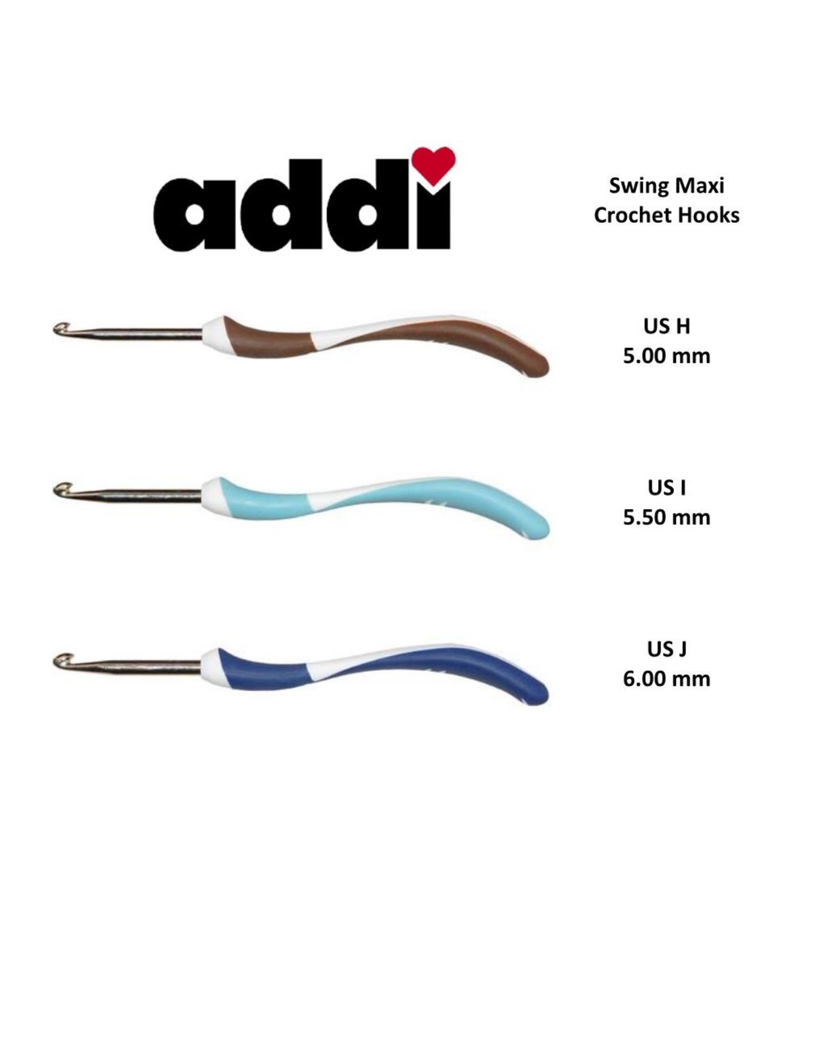 addi Swing Maxi Crochet Hooks – Twitchy Hands Creative