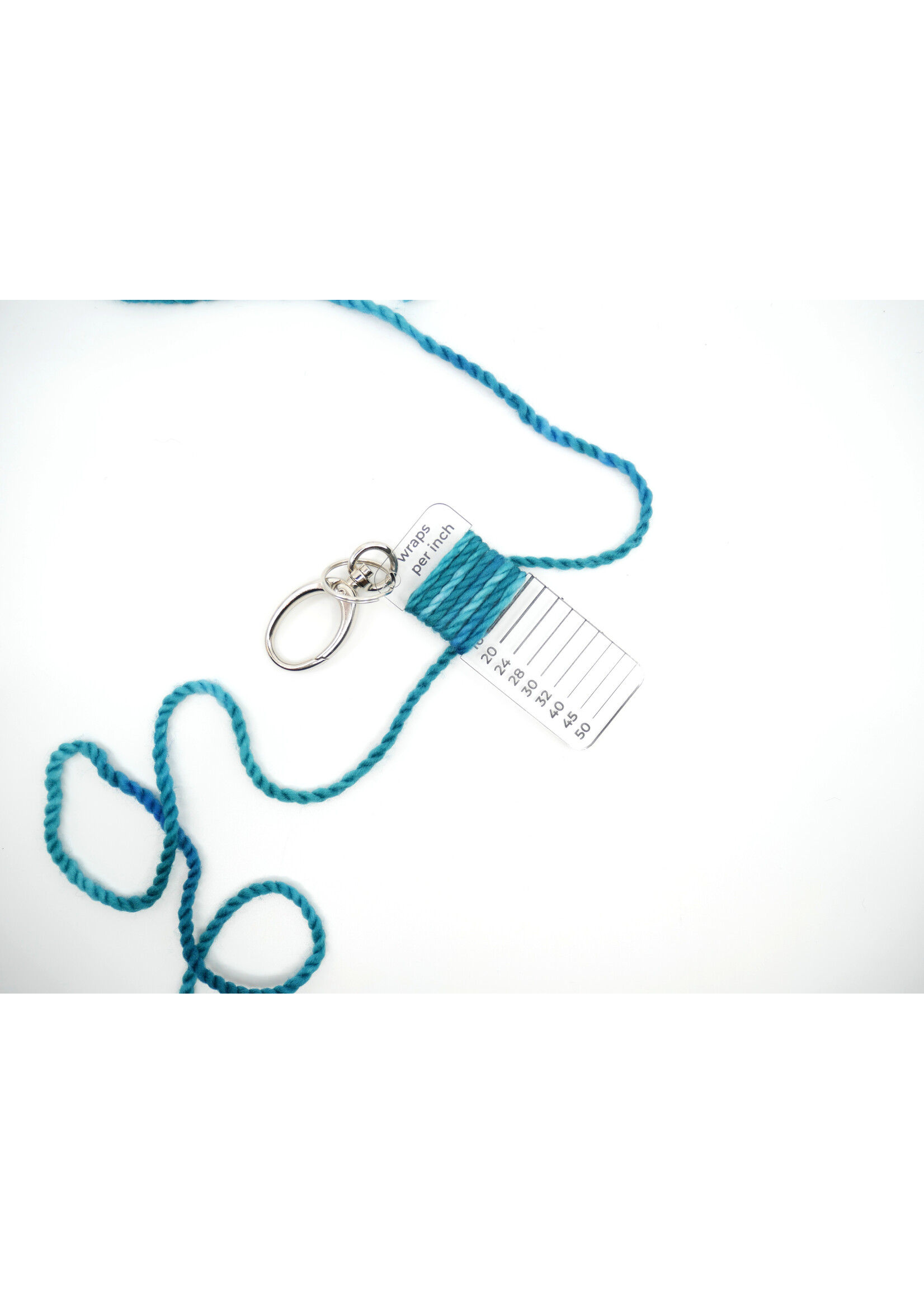 Stranded by the Sea Wraps Per Inch WPI Gauge - Acrylic