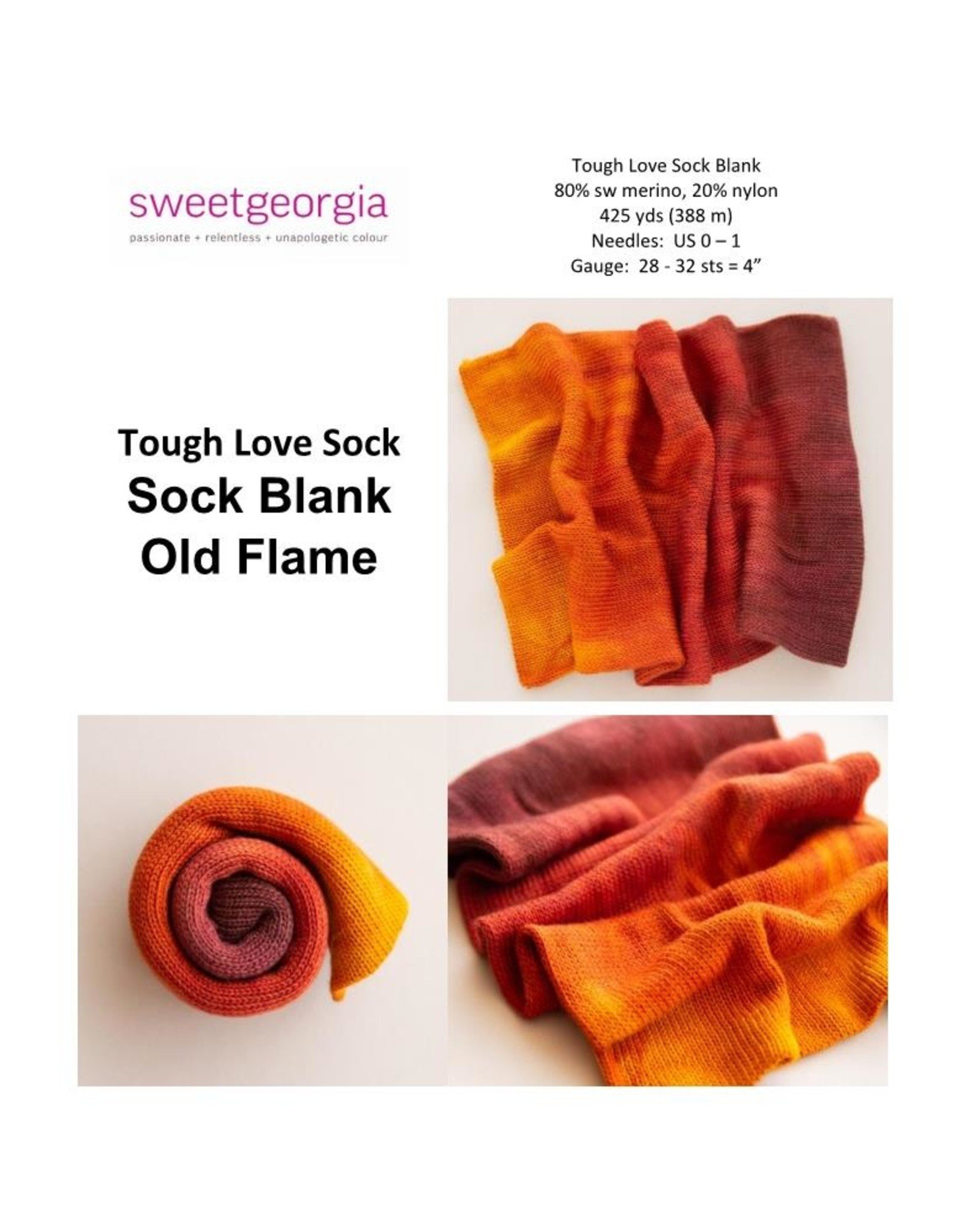 SweetGeorgia SweetGeorgia TLS Sock Blank