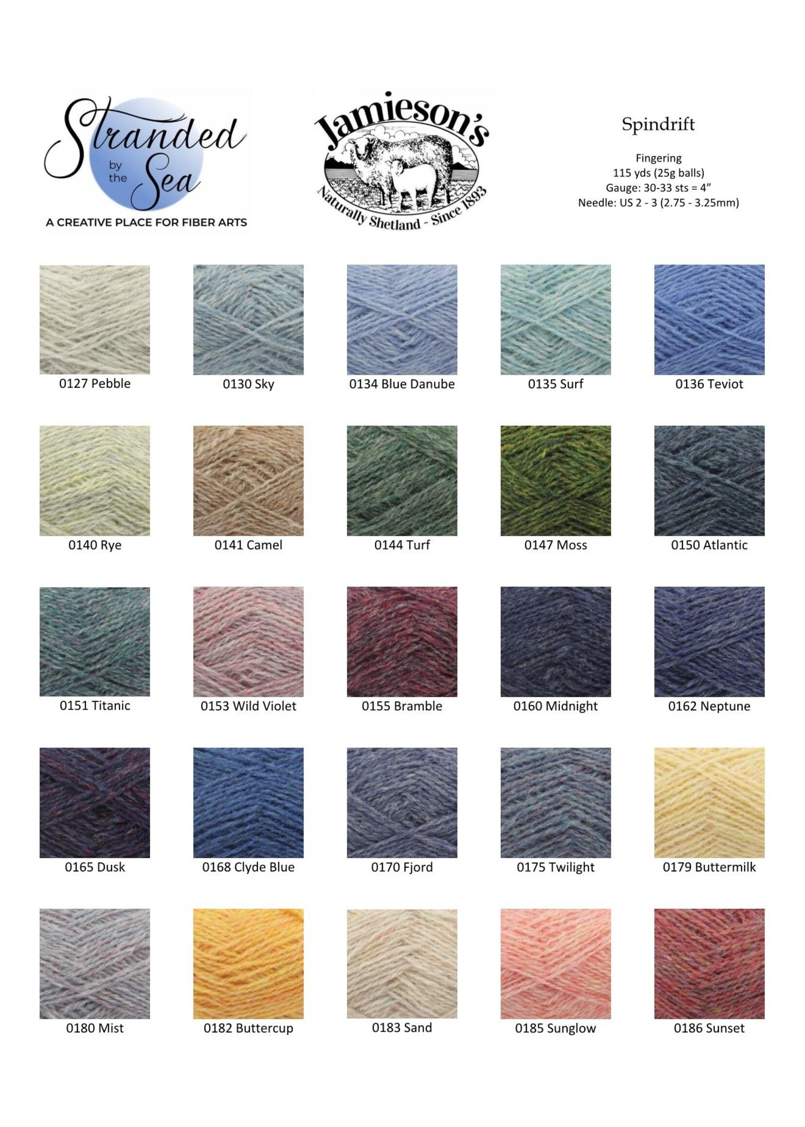 Jamieson's of Shetland Jamieson's of Shetland Spindrift (0100-0299)