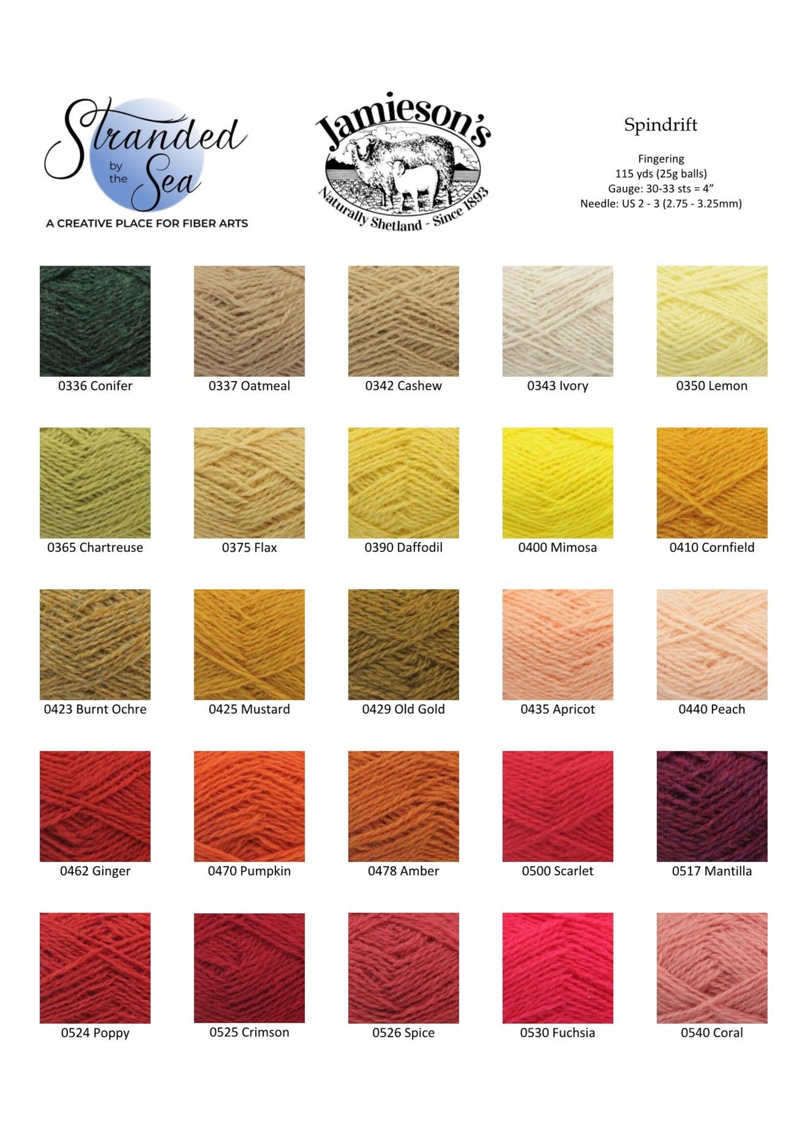 Jamieson's of Shetland Jamieson's of Shetland Spindrift (0100-0299)