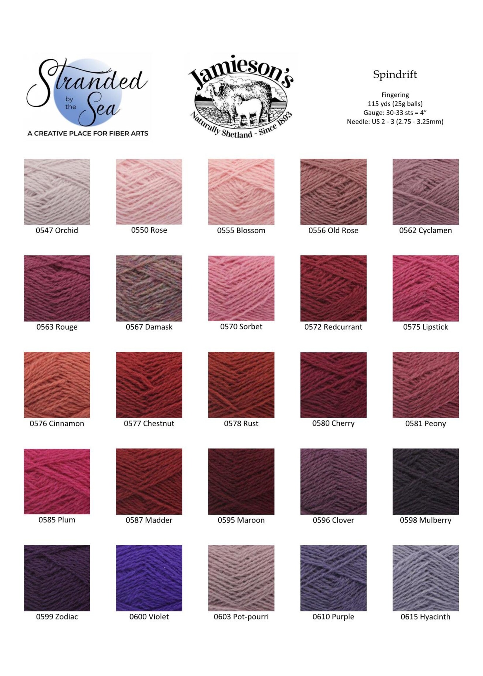 Jamieson's of Shetland Jamieson's of Shetland Spindrift (0100-0299)