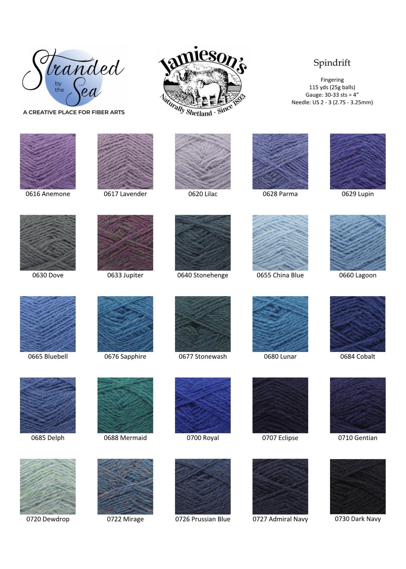 Jamieson's of Shetland Jamieson's of Shetland Spindrift (0100-0299)
