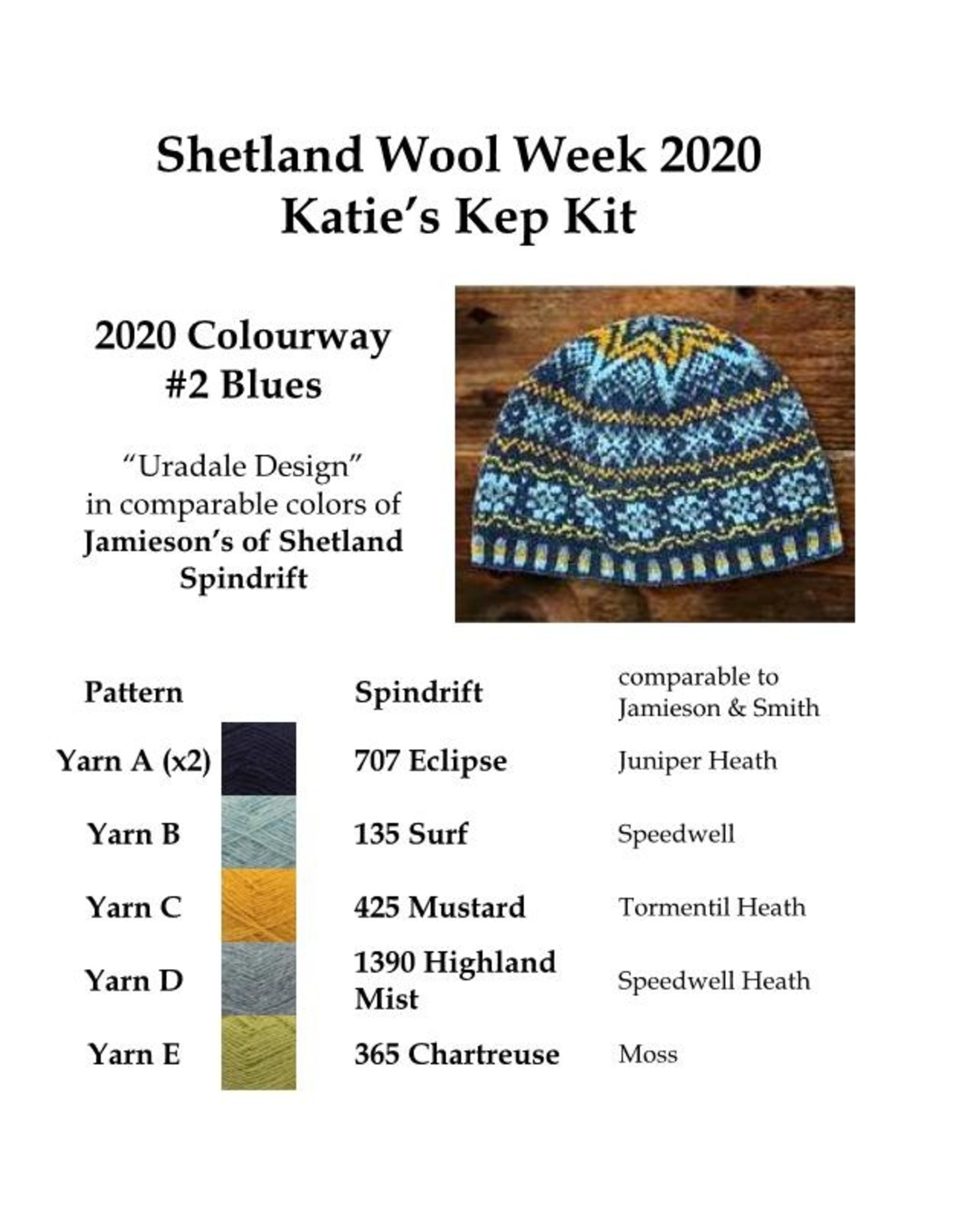 Jamieson's of Shetland Shetland Wool Week Kit 2020