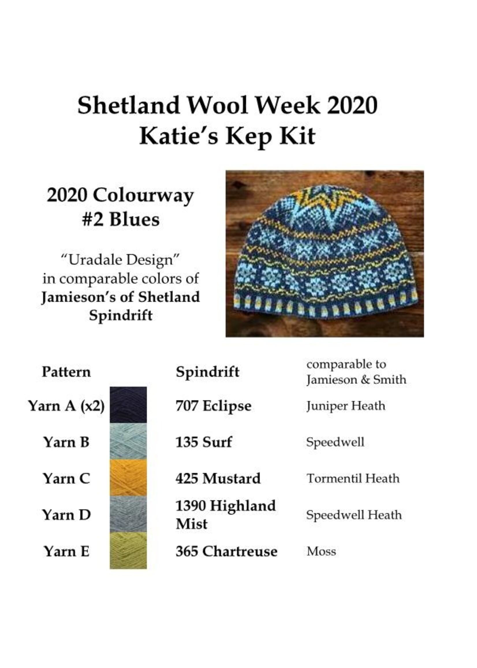 Jamieson's of Shetland Shetland Wool Week Kit 2020