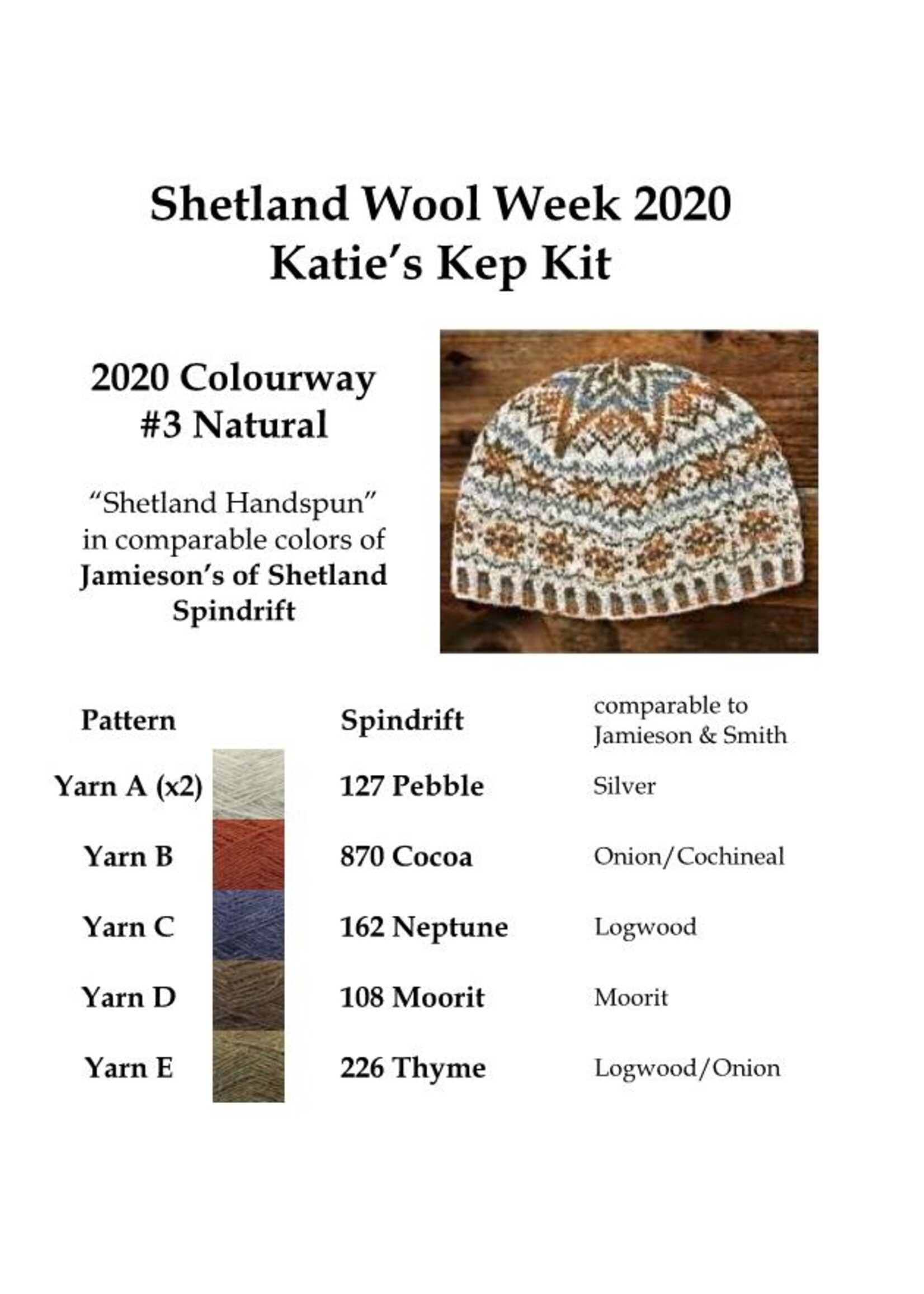 Jamieson's of Shetland Shetland Wool Week Kit 2020