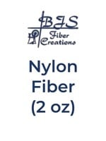 BJS Fiber Creations BJS Nylon Fiber (2 oz) BALL #01 Blue