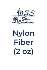 BJS Fiber Creations BJS Nylon Fiber (2 oz) BALL #01 Blue