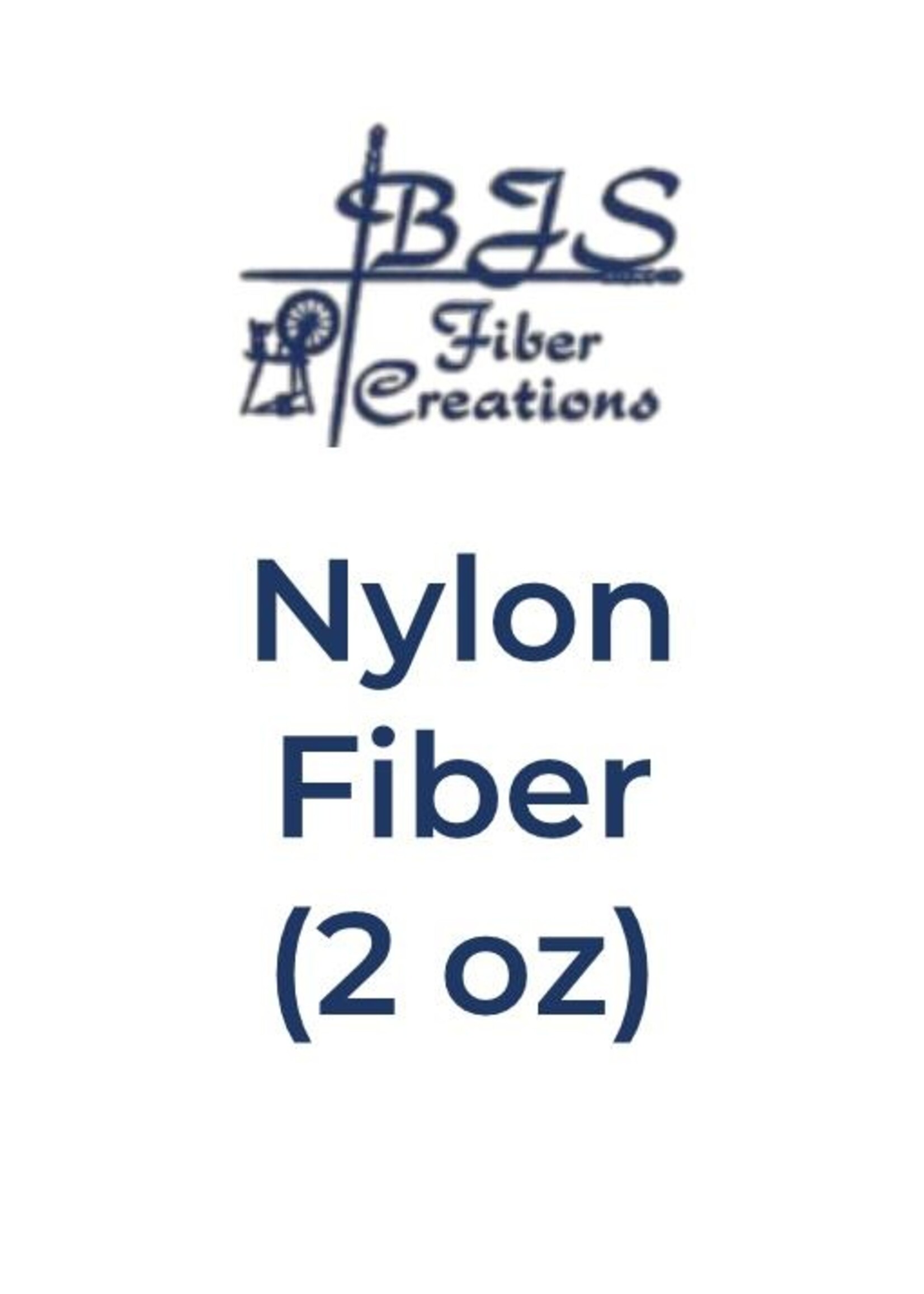 BJS Fiber Creations BJS Nylon Fiber (2 oz) BALL #01 Blue