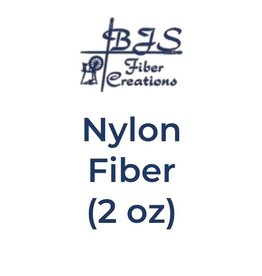 BJS Fiber Creations BJS Nylon Fiber (2 oz) BALL #01 Blue