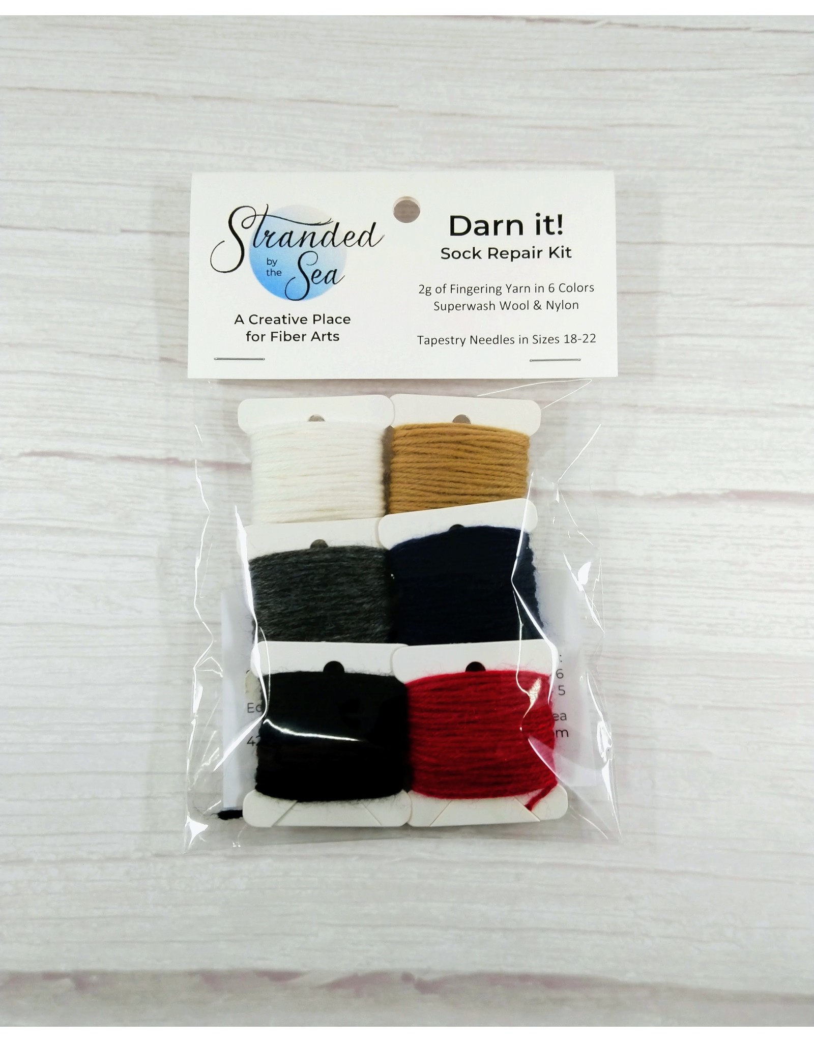 Stranded by the Sea Stranded Darn It All! Kit Sock Repair (6 colors 2g)
