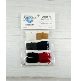 Stranded by the Sea Stranded Darn It All! Kit Sock Repair (6 colors 2g)