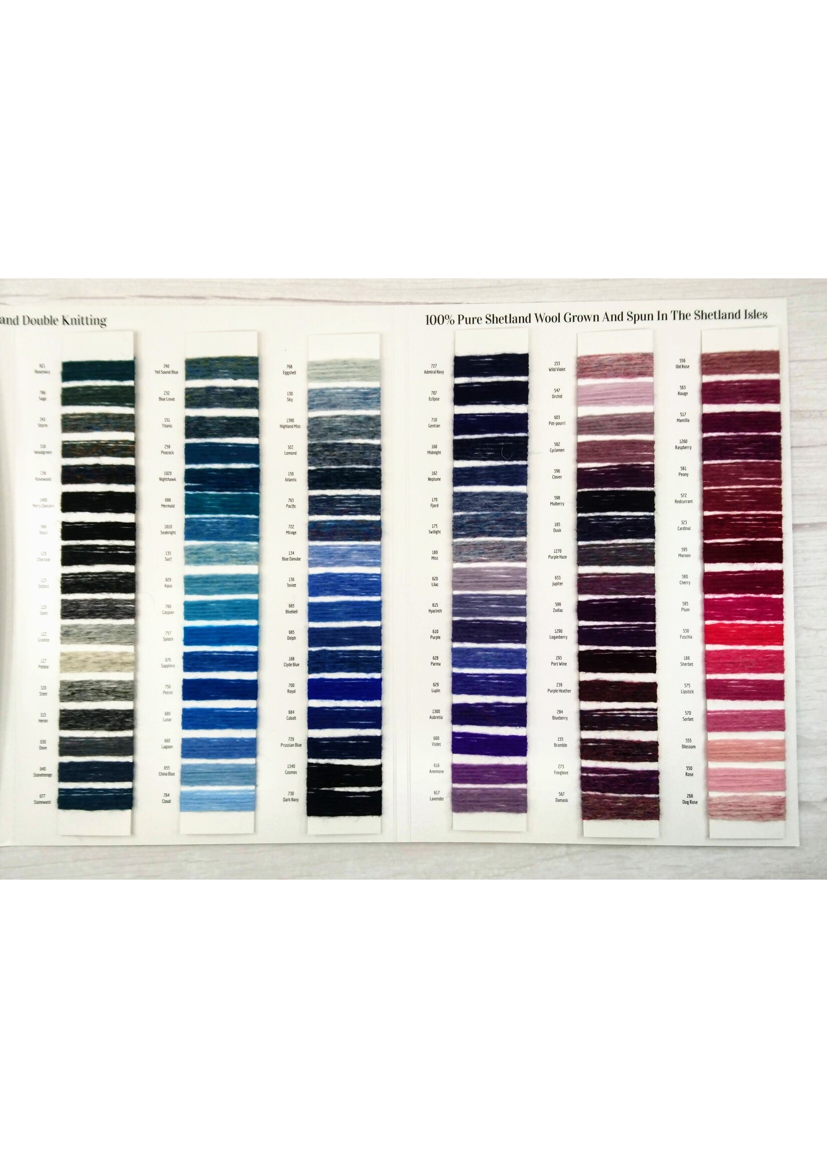 Jamieson's of Shetland Jamieson's of Shetland Color Card - Spindrift & DK