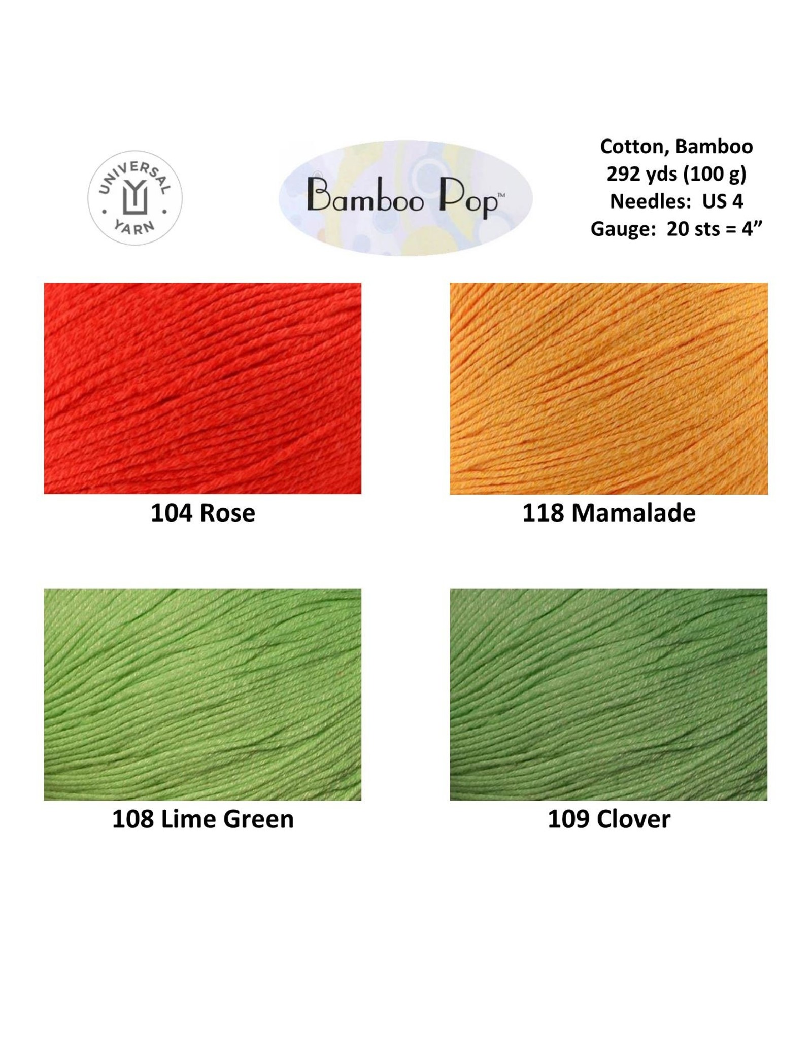 Universal Yarn Bamboo Pop Solids