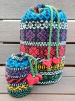 Stranded by the Sea Fargerik Colorwork Knitting Kit in Shetland Spindrift