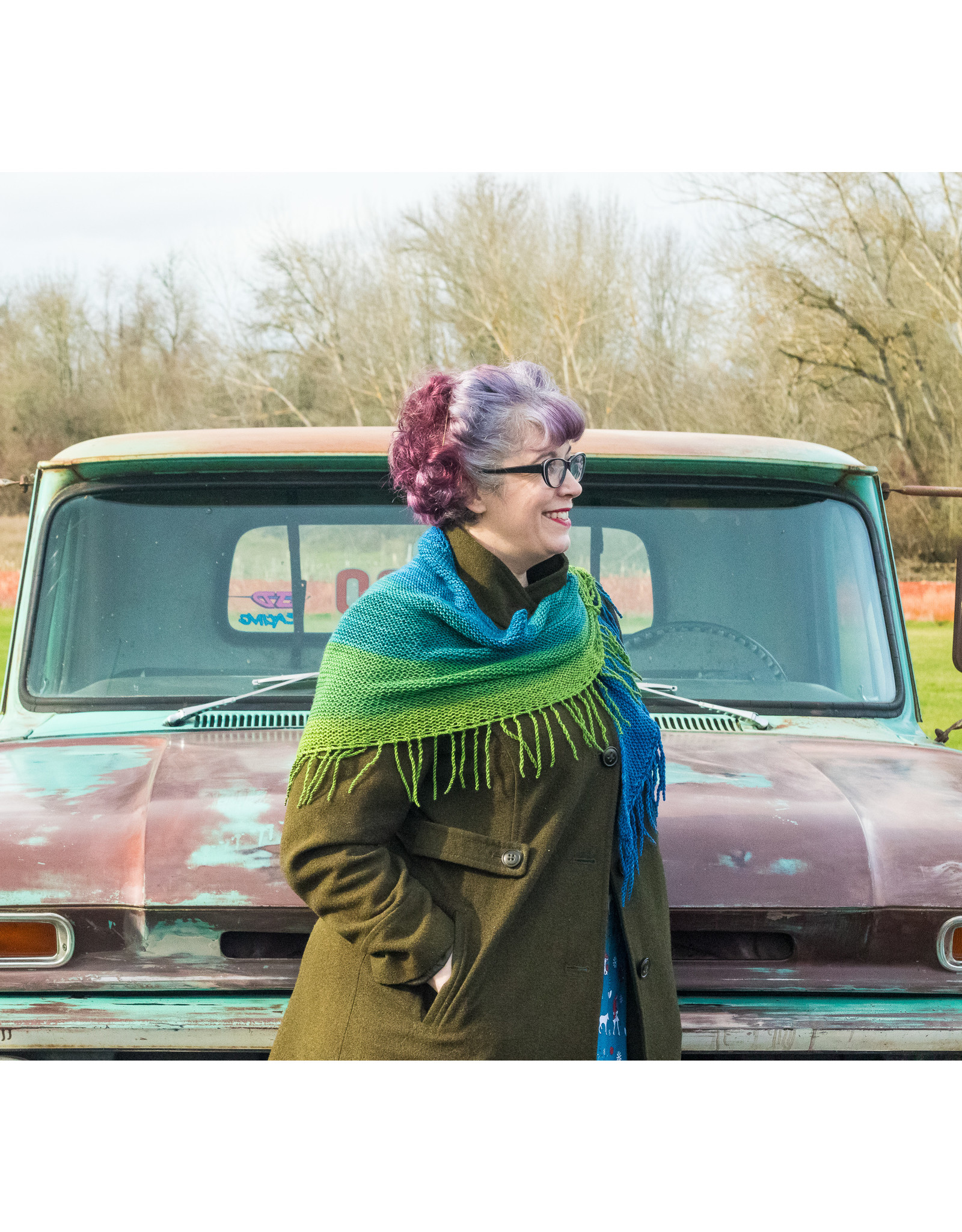 Stranded by the Sea Sea Spinner Shawl Kit - SYC 2020