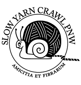 Slow Yarn Crawl Slow Yarn Crawl - Stranded Shop Sticker for Passport