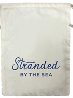 Stranded by the Sea Stranded Drawstring Small Project Bag