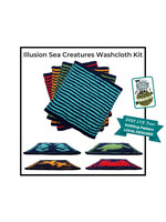 Stranded by the Sea 2021 LYS Tour - Illusion Sea Creatures Kit - Set of 4