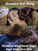 Stranded by the Sea Shetland Wool Week Knit Along (included with kit)