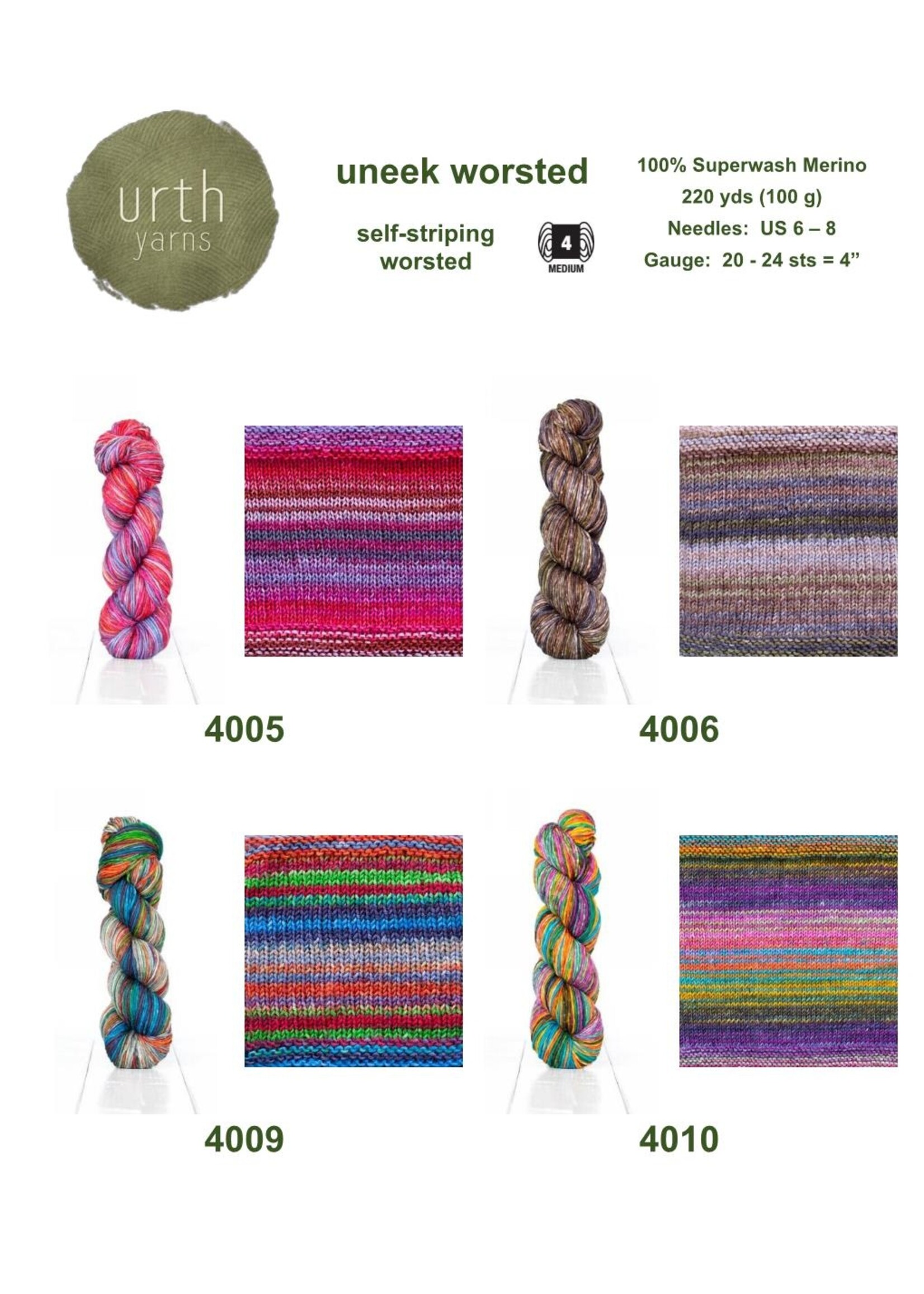 Urth Yarns Urth Yarns Uneek Worsted