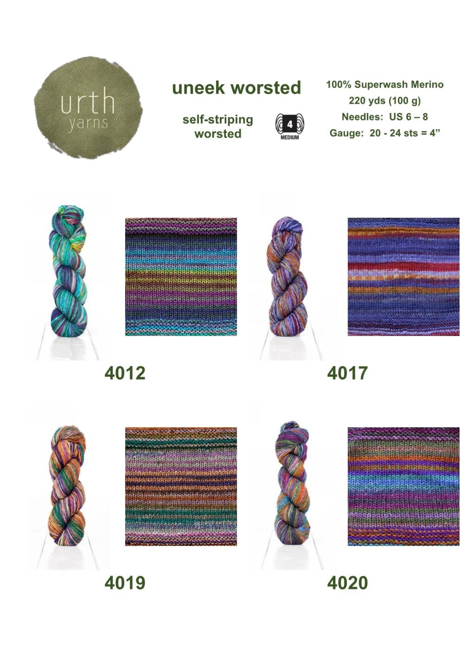 Urth Yarns Urth Yarns Uneek Worsted