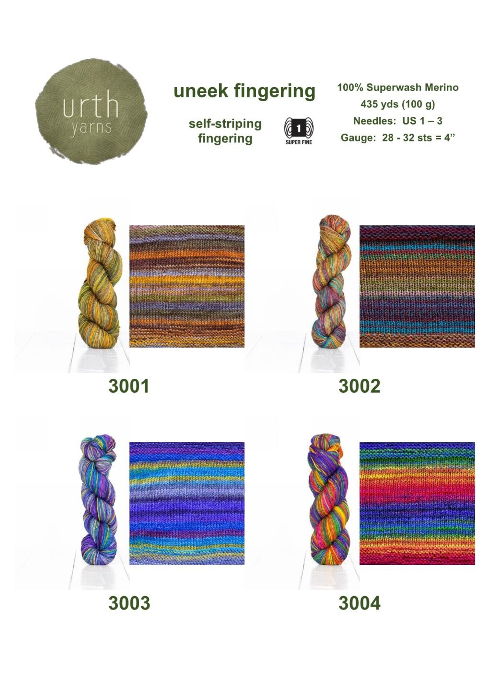 Urth Yarns Urth Yarns Uneek Fingering