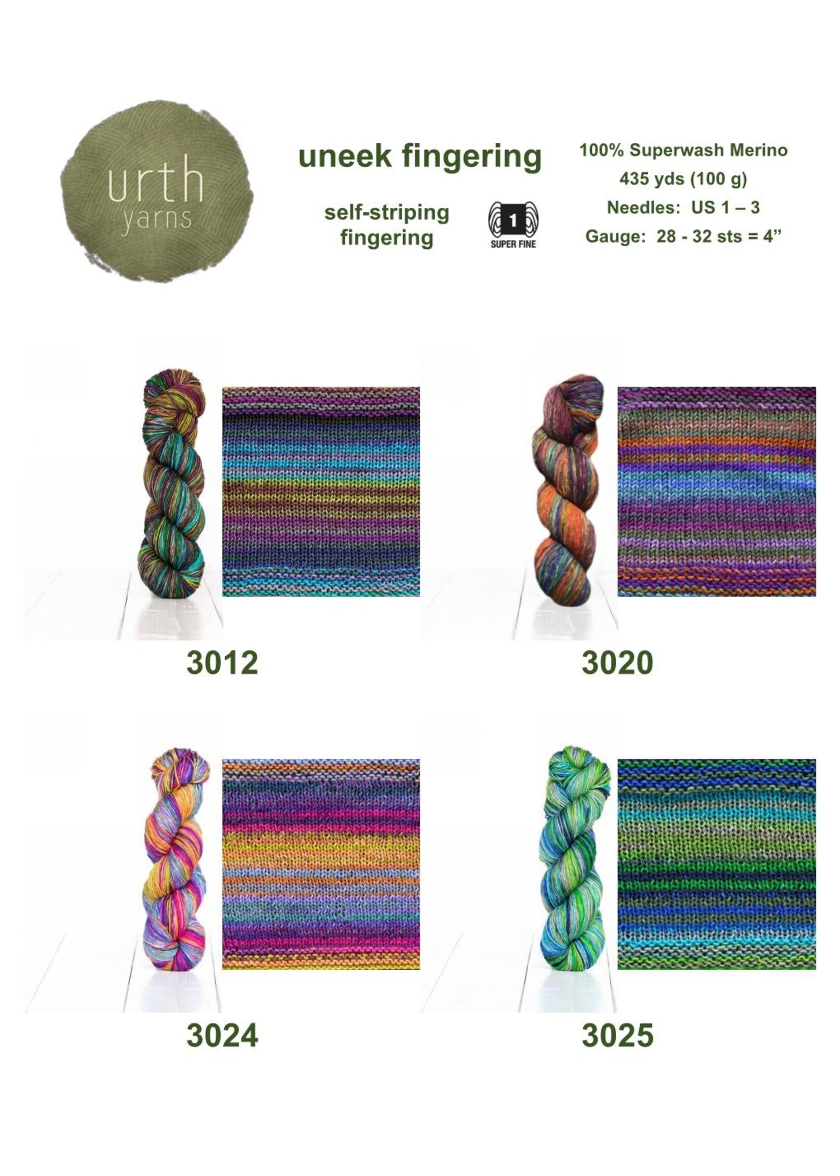 Urth Yarns Urth Yarns Uneek Fingering